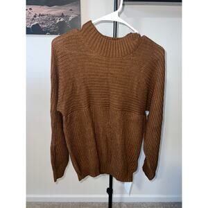 Brown Fashion long sleeve Women's Sweater/Top sz M